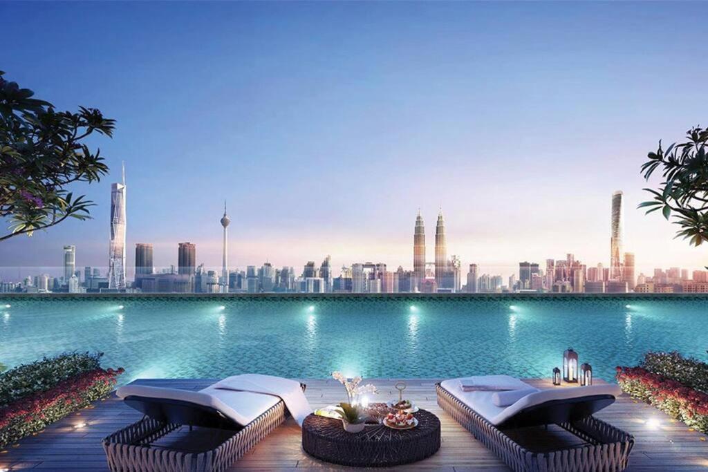 Klcc Sky View 1br Luxury With Balcony Trion Kl * Kuala Lumpur